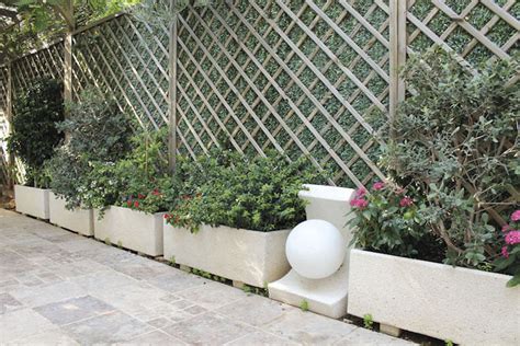 Jardini Re B Ton Rectangulaire Design Contemporain Pour Le Jardin