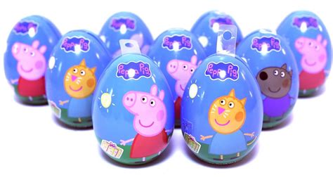 Peppa Pig Surprise Eggs Opening YouTube