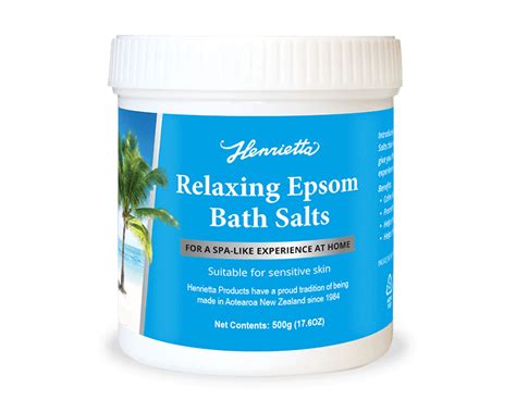 Epsom Bath Salts Plain 500g Henrietta Soaps