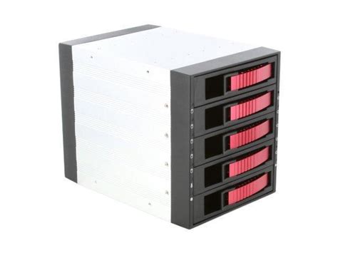IStarUSA BPU 350SATA RED 3x5 25 To 5x3 5 SAS SATA 6 0 Gb S Hot Swap Cage Newegg