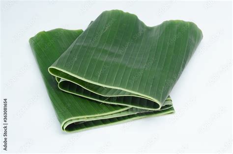 The banana leaf is the leaf of the banana plant often used for cooking ...