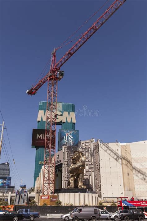 The Mgm Sign In Las Vegas Nv On March 05 2013 Editorial Photography