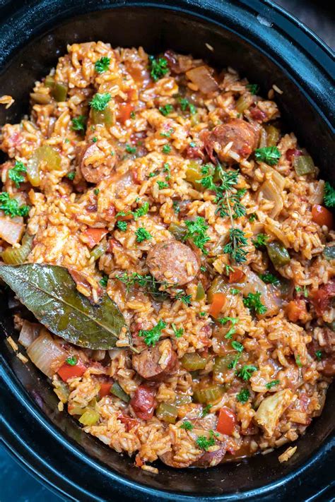 Slow Cooker Spicy Jambalaya Recipe At Kelli Lee Blog