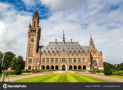 Peace Palace in Hague — Stock Photo © bloodua #136670366