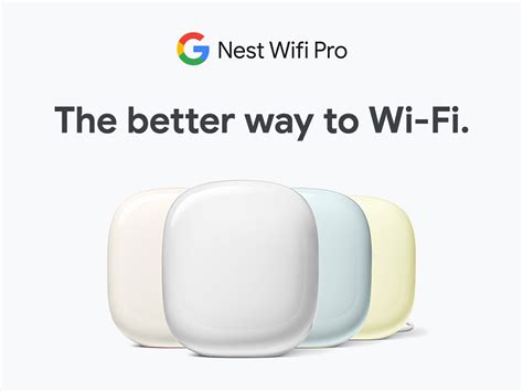 Google Nest Wifi Pro Avec Prise En Charge De Trois Bandes Et Du Wi Fi