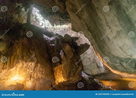 Huge Chambers Inside Of Clearwater Cave At Gunung Mulu National Park