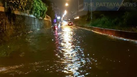 Parts Of Pattaya Face Flash Flooding After Intense Rainfall Pattaya