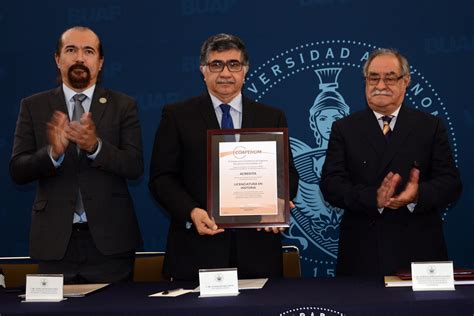 Licenciatura en Historia de la BUAP recibe acreditación Boletines BUAP