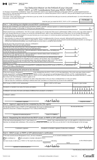 Form T3012a Download Fillable Pdf Or Fill Online Tax Deduction Waiver