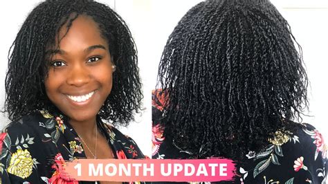 Diy Microlocs Month Update First Retie Two Strand Twist Method