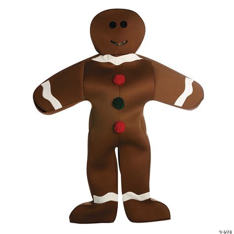 Men's Gingerbread Man Costume