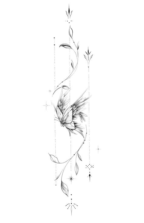 A Black And White Drawing Of A Flower