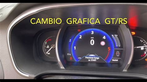 Renault Megane Cambio Grafica Del Cruscotto Gt Rs Cluster Graphic