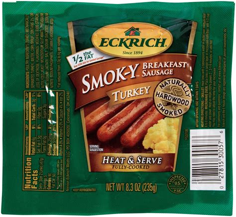 Eckrich Smok Y Breakfast Turkey Sausage Shop Sausage At H E B