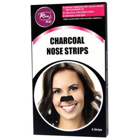 Rivaj Uk Charcoal Nose Strips 6 Strips Final Choice