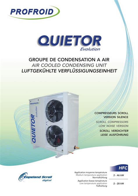 Pdf Quietor Profroid Fabrication De Materiel De