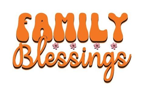 Family Blessings Graphic by Crafted Wonders · Creative Fabrica