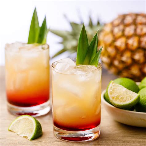 Refreshing Pineapple Vodka Cocktail With Fresh Lime And Grenadine Nurtured Homes