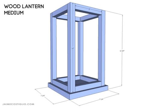 Wood Lantern Centerpieces Free Plans Jaime Costiglio