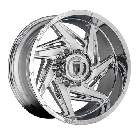 American Truxx Wheels At Spiral Chrome Rim Performance Plus Tire