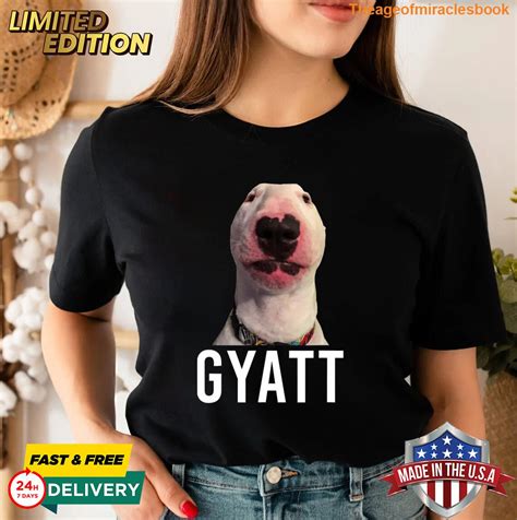 Gyatt Funny Meme Reaction Cringe Gyatt T-shirt