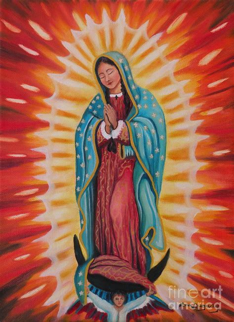 Our Lady of Guadalupe Painting by Lora Duguay - Pixels