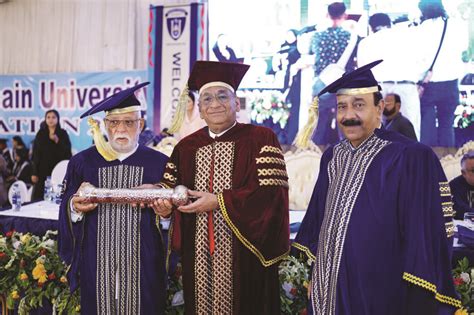 convocation  nazeer hussain university engineering post