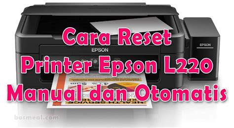 Cara Reset Printer Epson L Resetter Printer Epson L Work