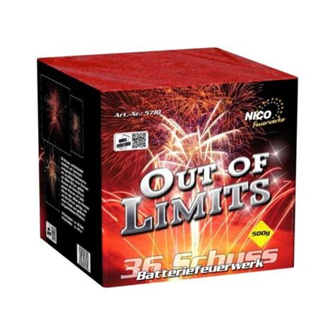 Nico Out Of Limits 36 Schuss Feuerwerk Batterie 41 95