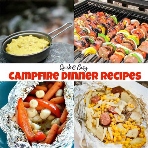 Quick And Yummy Campfire Dinner Recipes For Your Next Outing