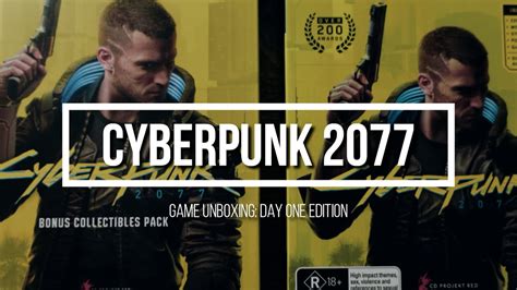 Cyberpunk 2077 Day One Edition Unboxing Youtube