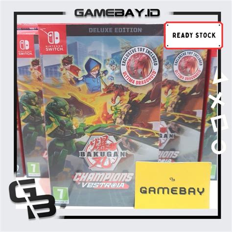 Nintendo Switch Bakugan Champions Of Vestroia Deluxe Edition English