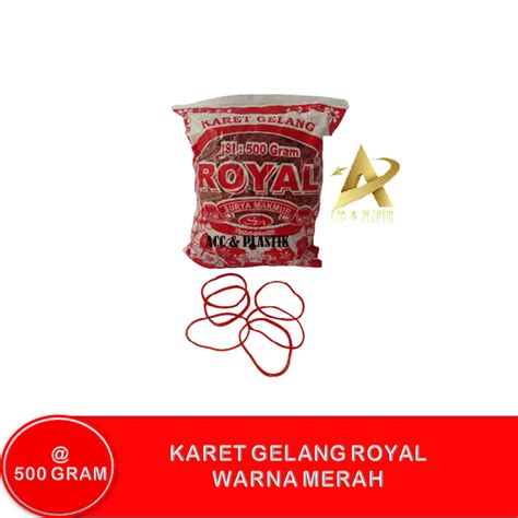 Isi 500 Gram Karet Gelang Besar Hijau Merah Karet Besar Hijau