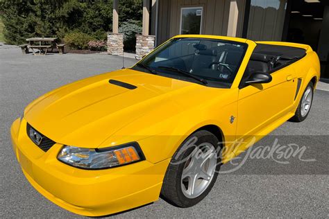 Lot 41 1999 Ford Mustang Gt Convertible Barrett Jackson