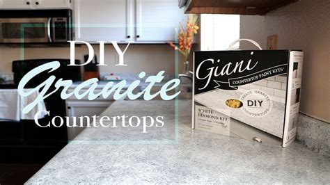 Diy Granite Countertop Giani How To Tutorial And Review With 3 Month Follow Up Youtube