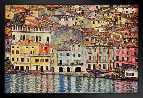 Vault W Artwork Gustav Klimt Malcesine On Lake Garda Art Nouveau Prints