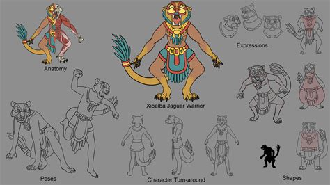 Emilie Wolfe - Xibalba Jaguar Warrior Concept