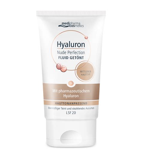 Hyaluron Nude Perfection Tinted Fluid Medium Skin Type Medipharma