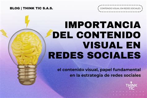 La Importancia Del Contenido Visual En Redes Sociales Think Tic