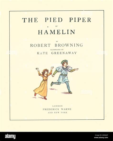 Title Page Illustrated By Kate Greenaway English Artist And