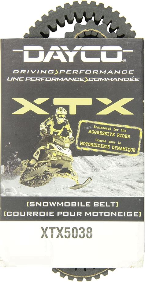 Dayco XTX5038 XTX Snowmobile Drive Belt Belts Amazon Canada