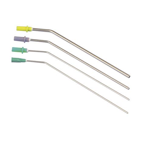 Suction Cannula Gbuk Group Curved Stainless Steel