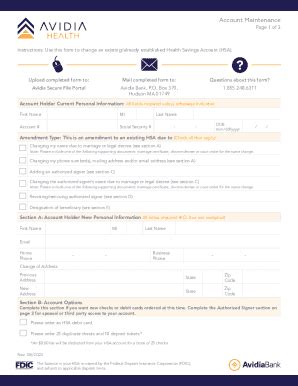 Fillable Online Name And Address Change Request Form Fax Email Print