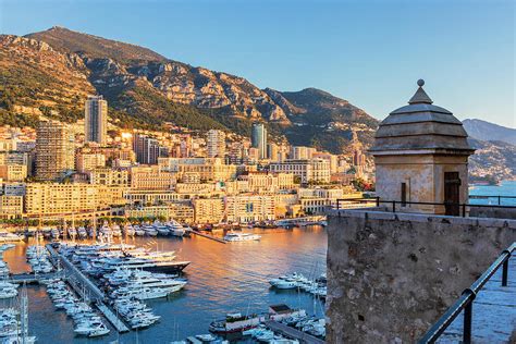 Principality Of Monaco, Monaco, Monte Carlo, Mediterranean Sea, Cote D ...