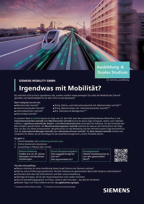 Siemens Mobility Gmbh Talent Company Job Wall Partner