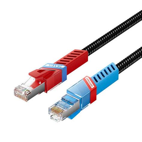 Кабель Vention Cat8 SFTP Gaming Ethernet Patch Cable 1M Black (SK-RV ...