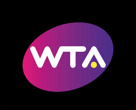 Wta Logo Symbol Womens Tennis Association Tournament Open The