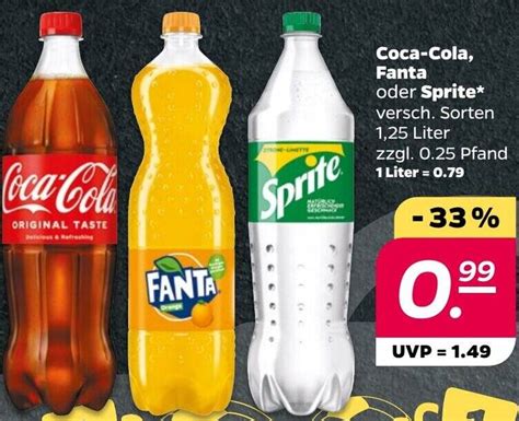 Coca Cola Fanta Oder Sprite Liter Angebot Bei Netto