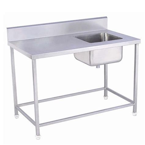 Work Table With Sink At Rs 50000 SS Sink Table ID 9345895848