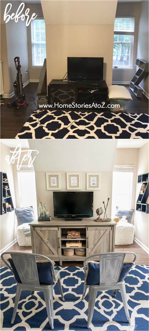 Boys Media Room Game Room Makeover | Home Stories A to Z